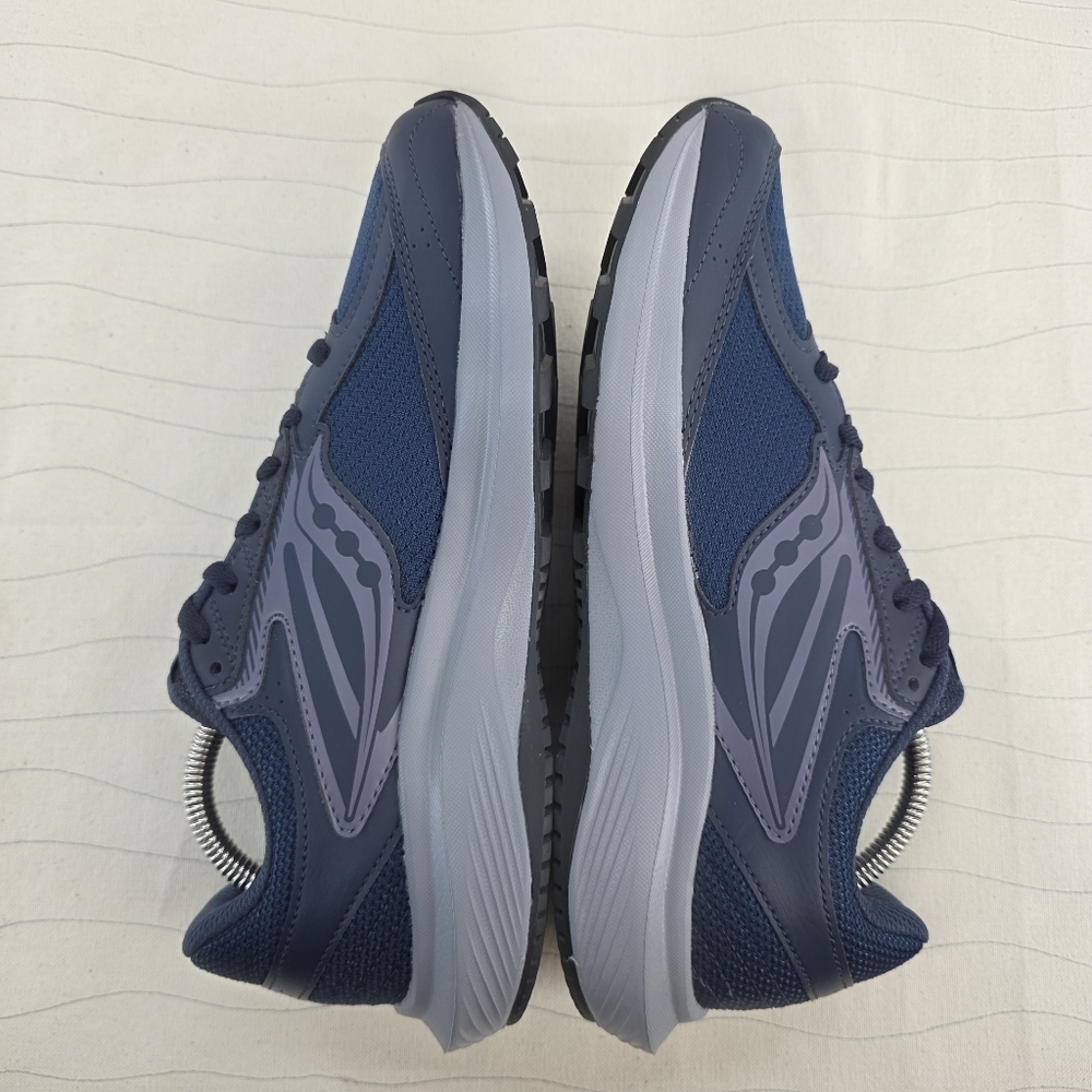 Saucony Womens Cohesion 17 Navy Blue Running Shoes Sneakers 10944-209 Size 9 EUC - Picture 7 of 10
